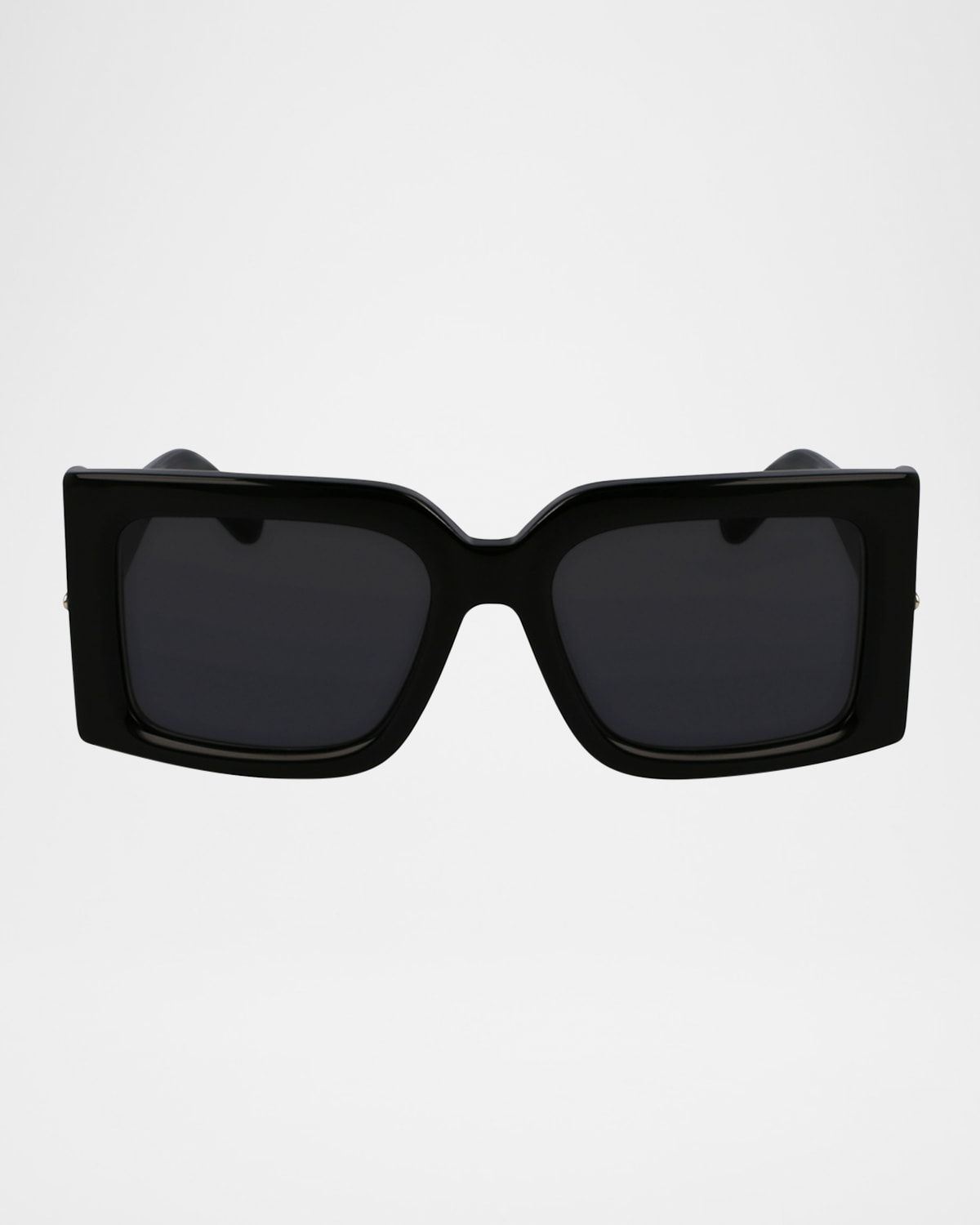 Prisma Modified Acetate Rectangle Sunglasses