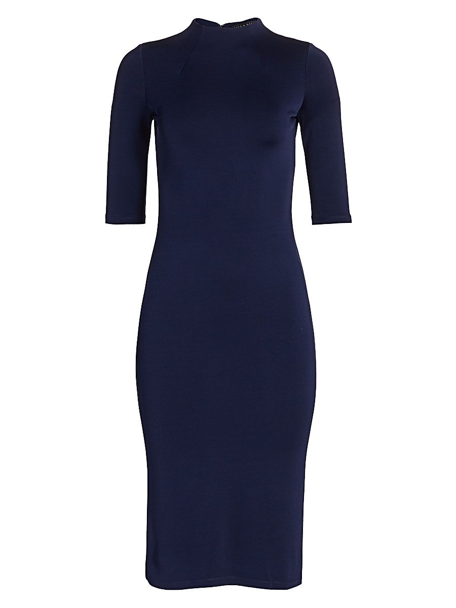 Women's Delora Knit Bodycon Dress - Navy - Size 2