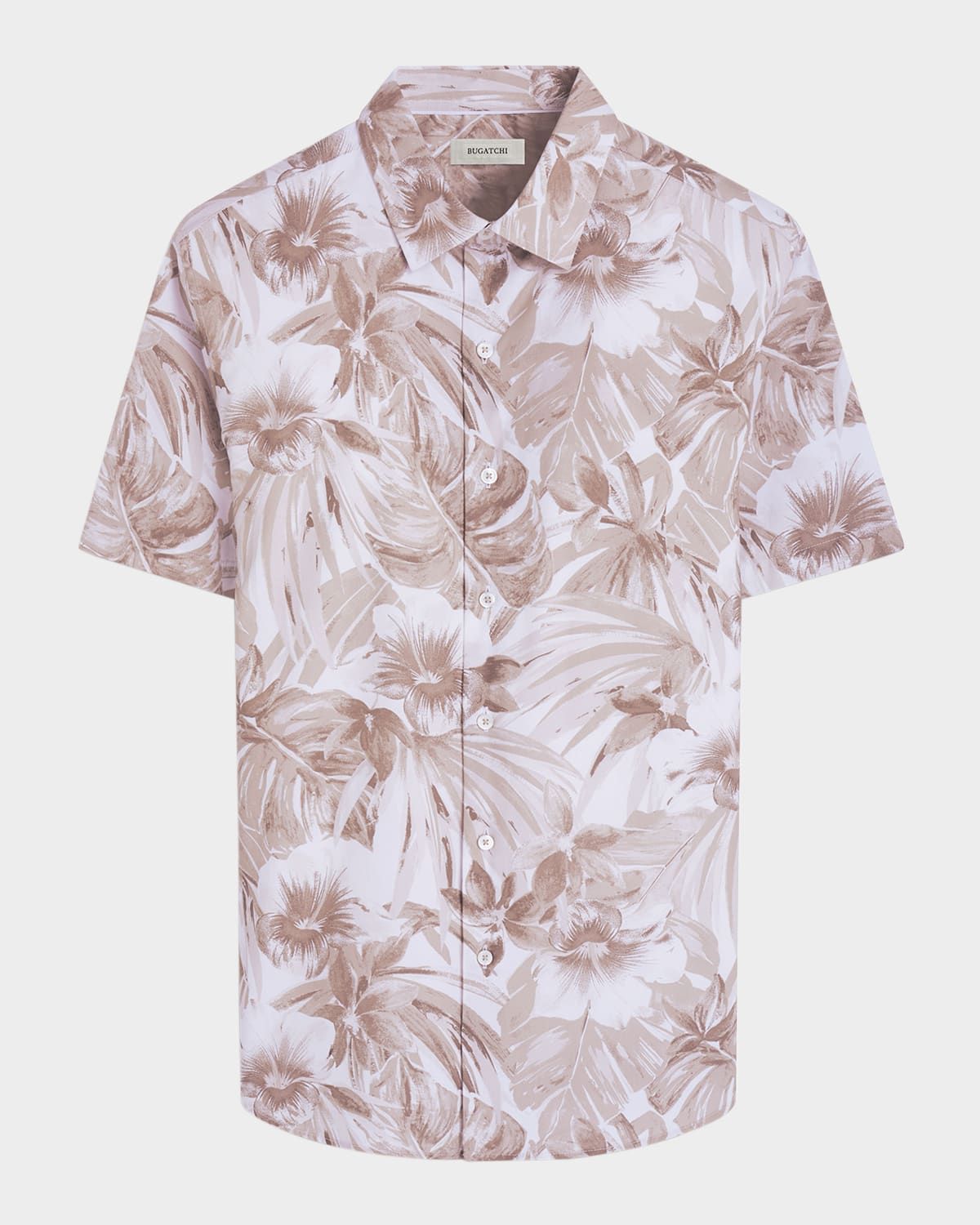 Men & apos;s Woven Floral Short-Sleeve Shirt