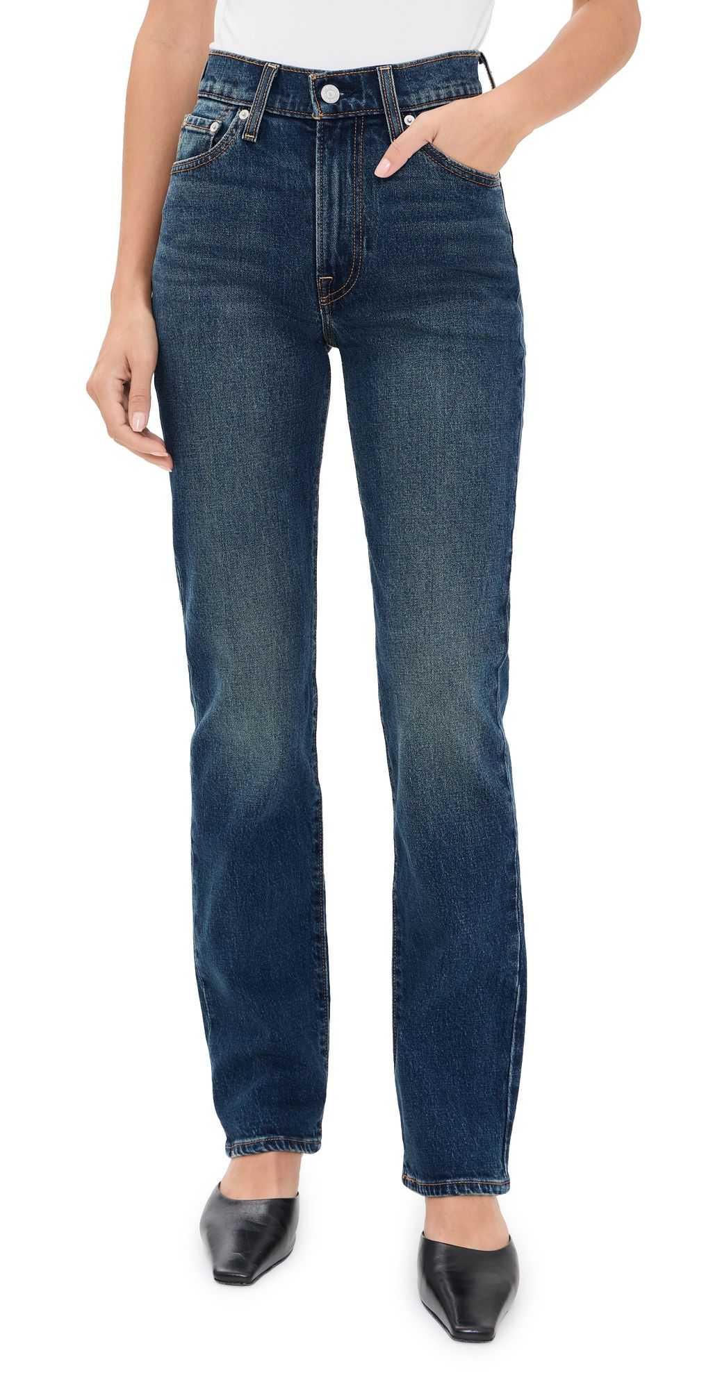 Levi's Ribcage Slim Jeans Gate Keeping 30