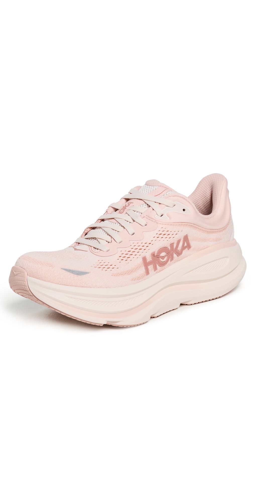 HOKA Bondi 9 Sneakers Rose Latte/Rose Cream 11