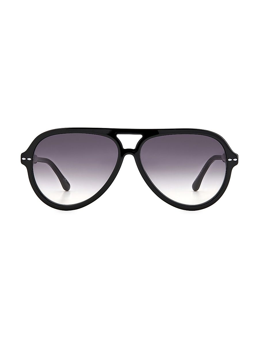 Women's Naya 61MM Aviator Sunglasses - Black