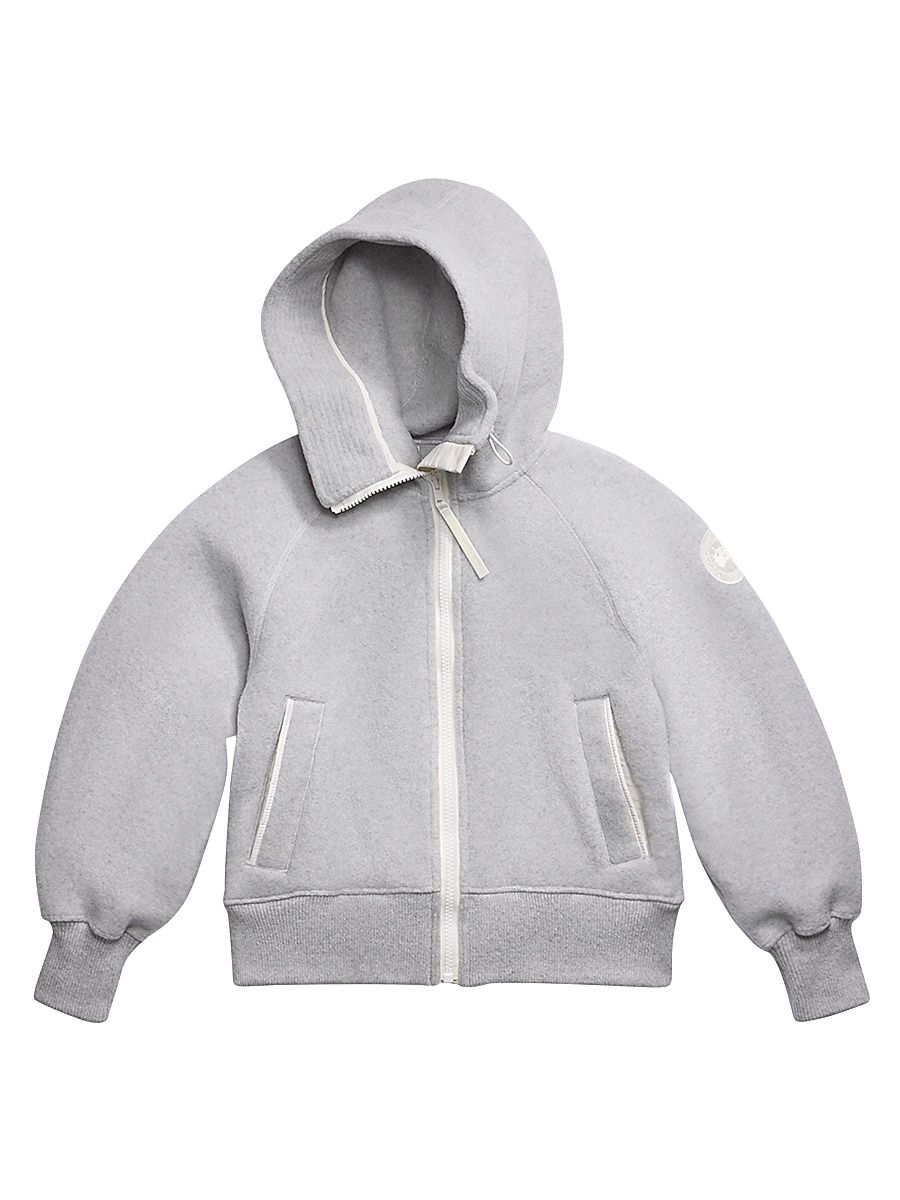 Women's Chilliwack Wool-Blend Fleece Hoodie - Silver Birch - Size XL