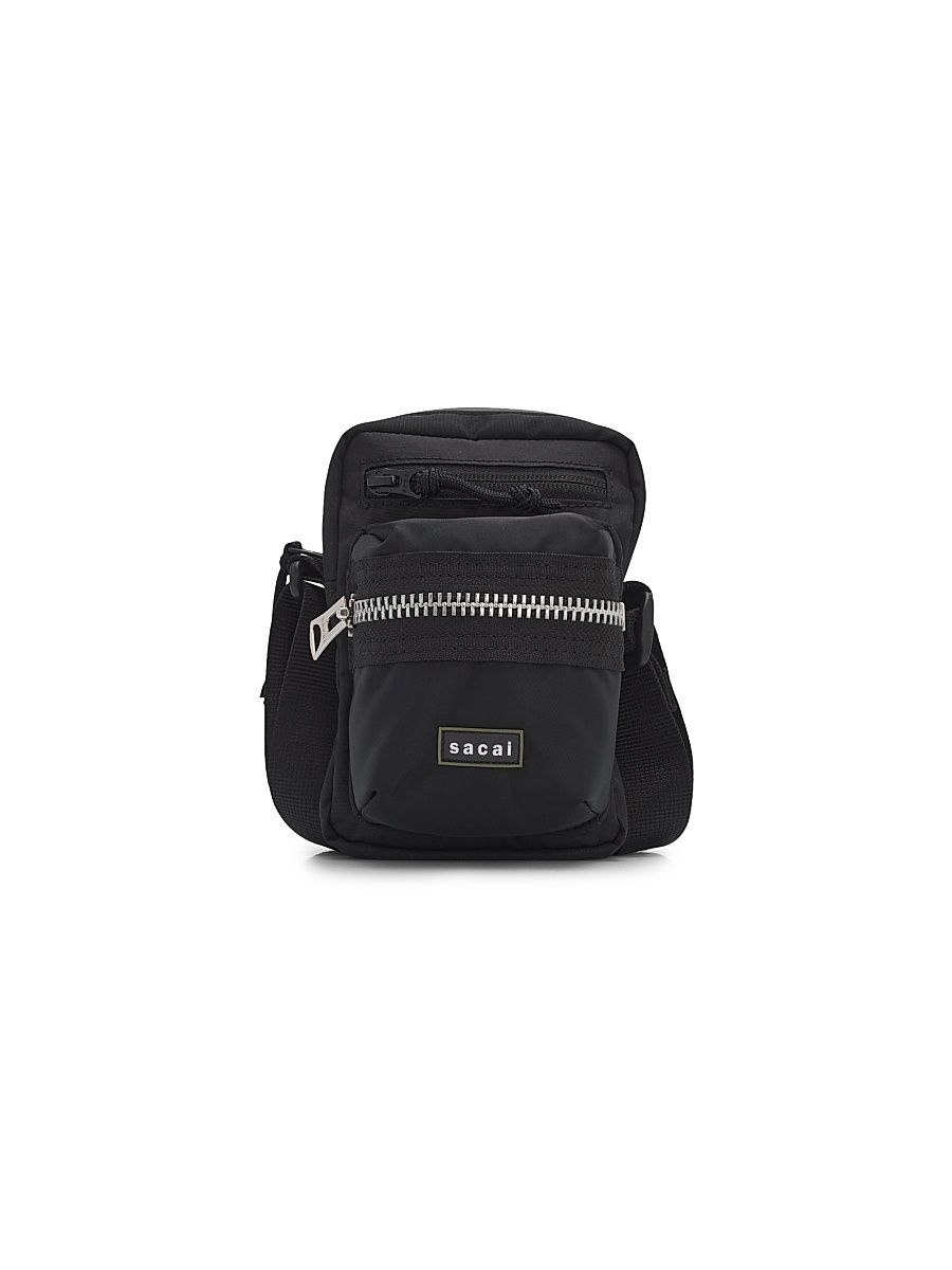 Men's Pocket Pouch Crossbody Bag - Black