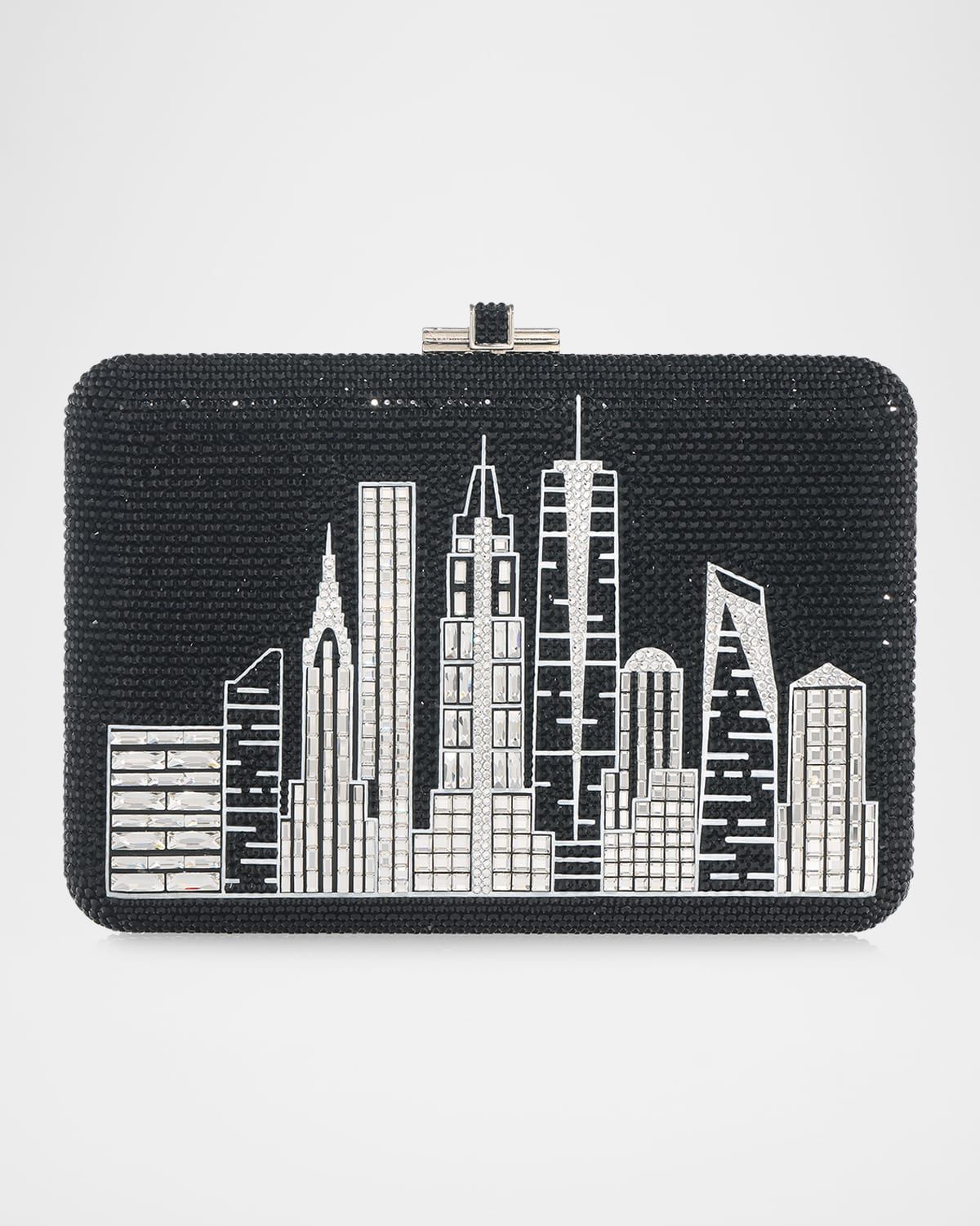 NYC Night Slim Crystal Clutch Bag