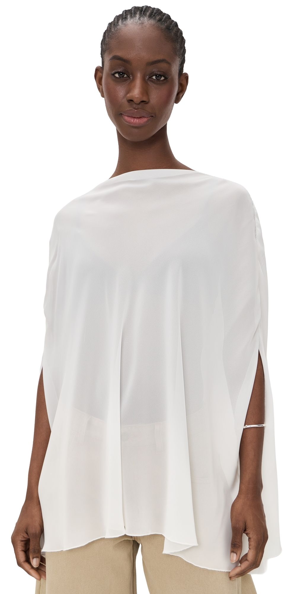 Lioness Aura Poncho Porcelain XXS