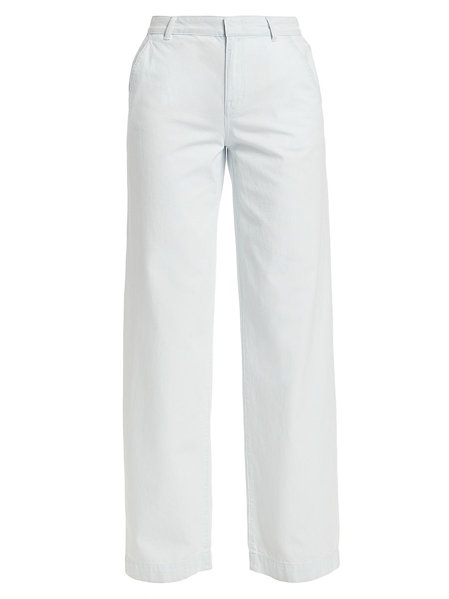 Women's Celestine Cotton Twill Wide-Leg Trousers - Celestine - Size 28