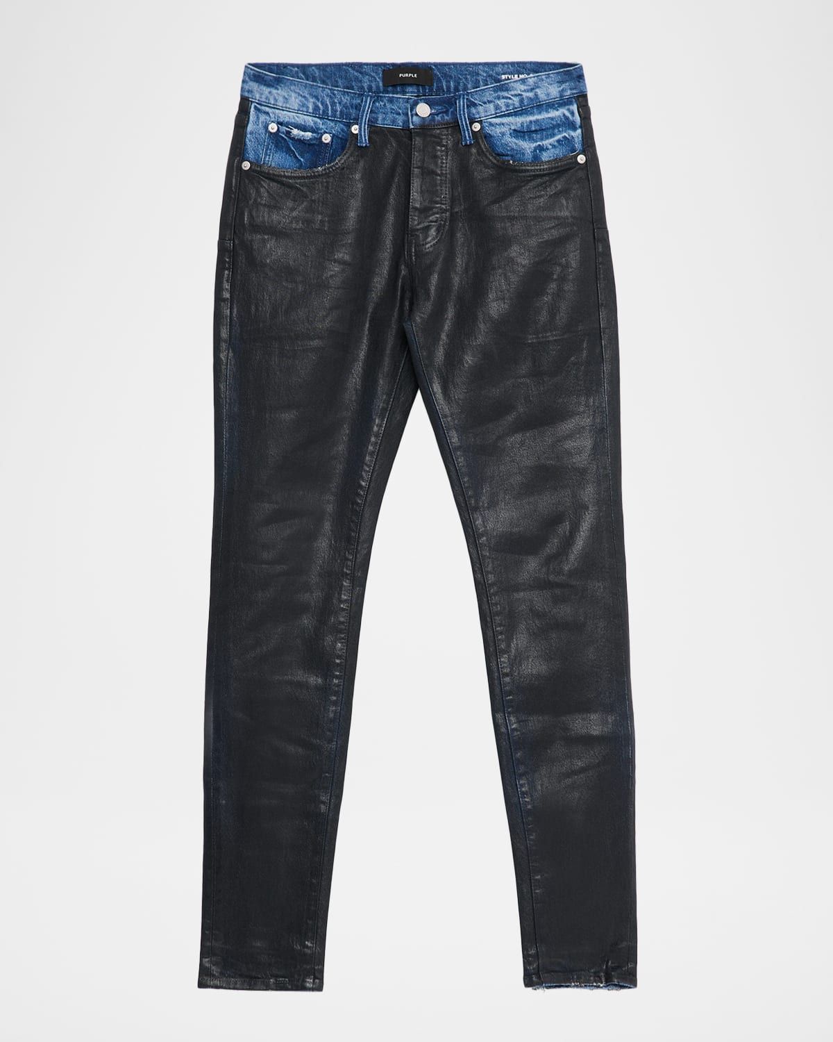 Men & apos;s Denim Coated Skinny Jeans