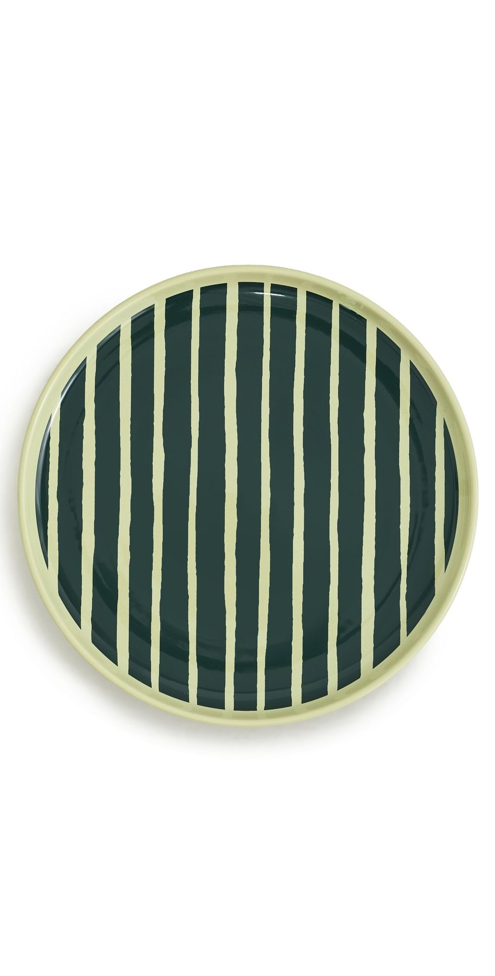Marimekko Oiva Piccolo Plate Pear/Dark Green One Size