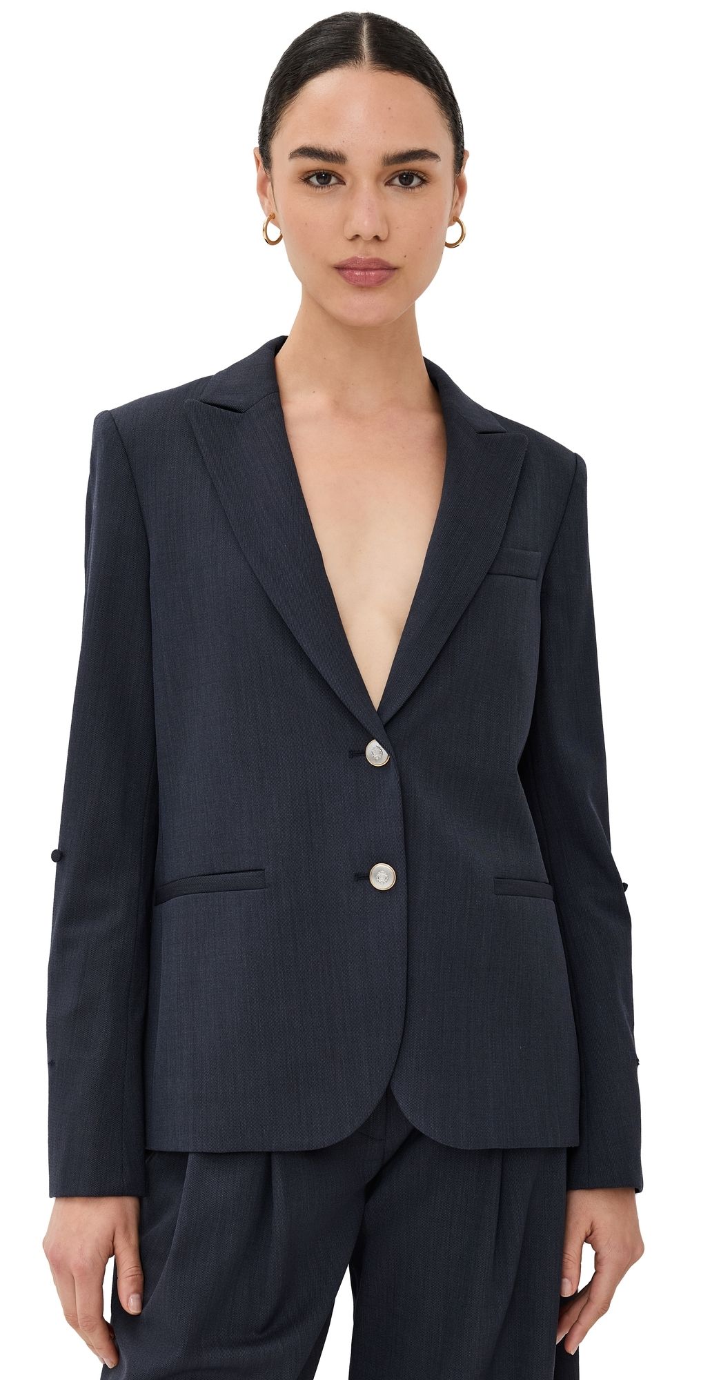 TWP Boyfriend Blazer Indigo XL