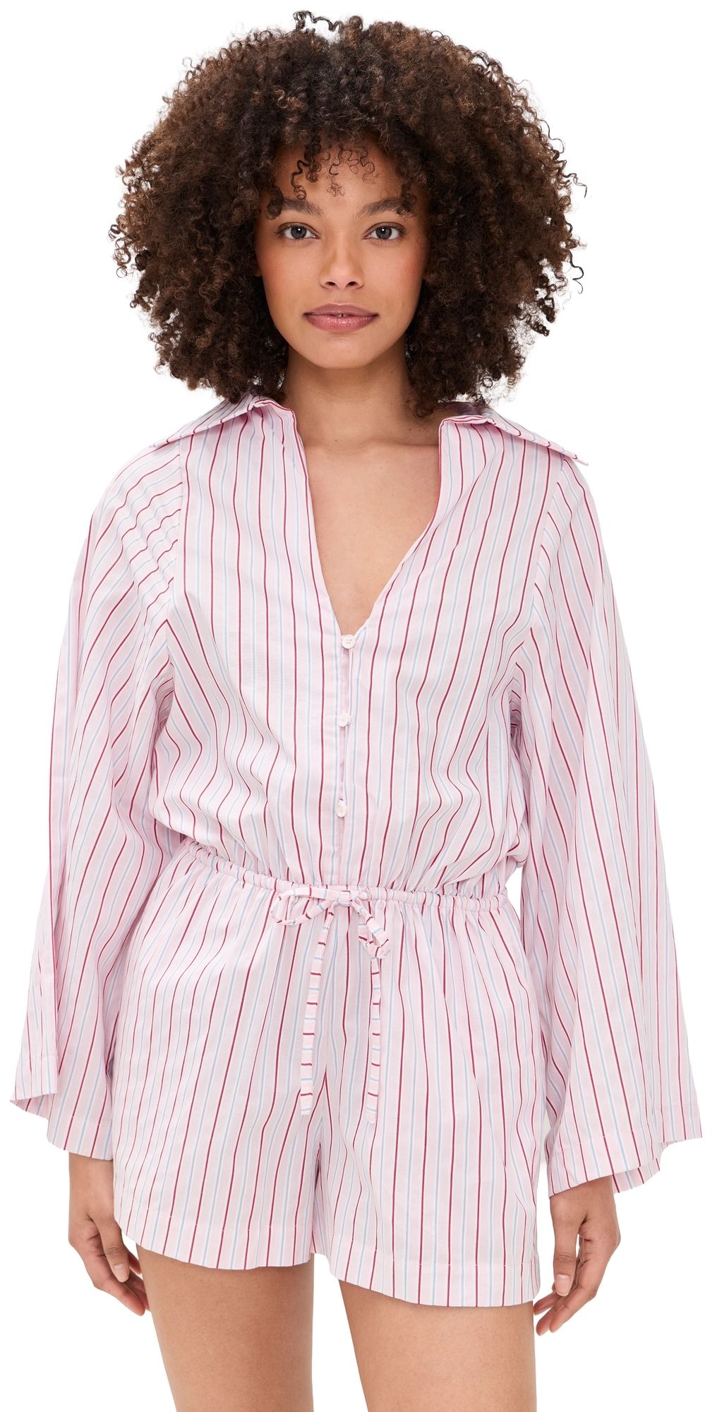 FAITHFULL Aksel Romper Fiori Stripe Palazzo 6