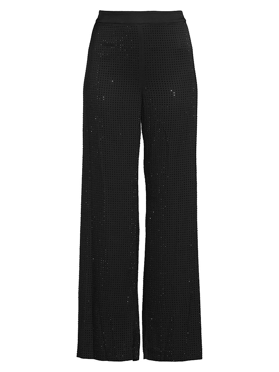 Women's Poppi Hotfix Pants - Black - Size XXL