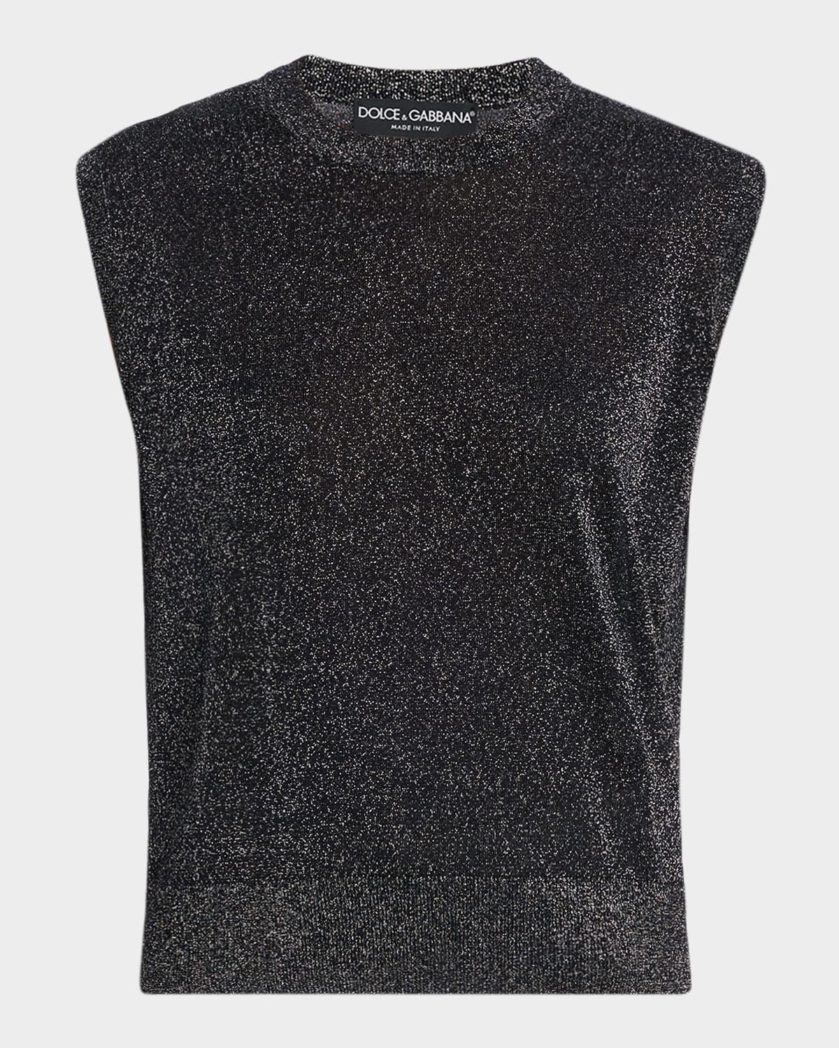 Metallic Knit Tank Top