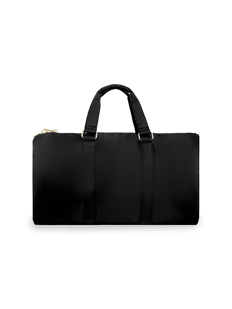 Women's Nylon Duffel Bag - Black