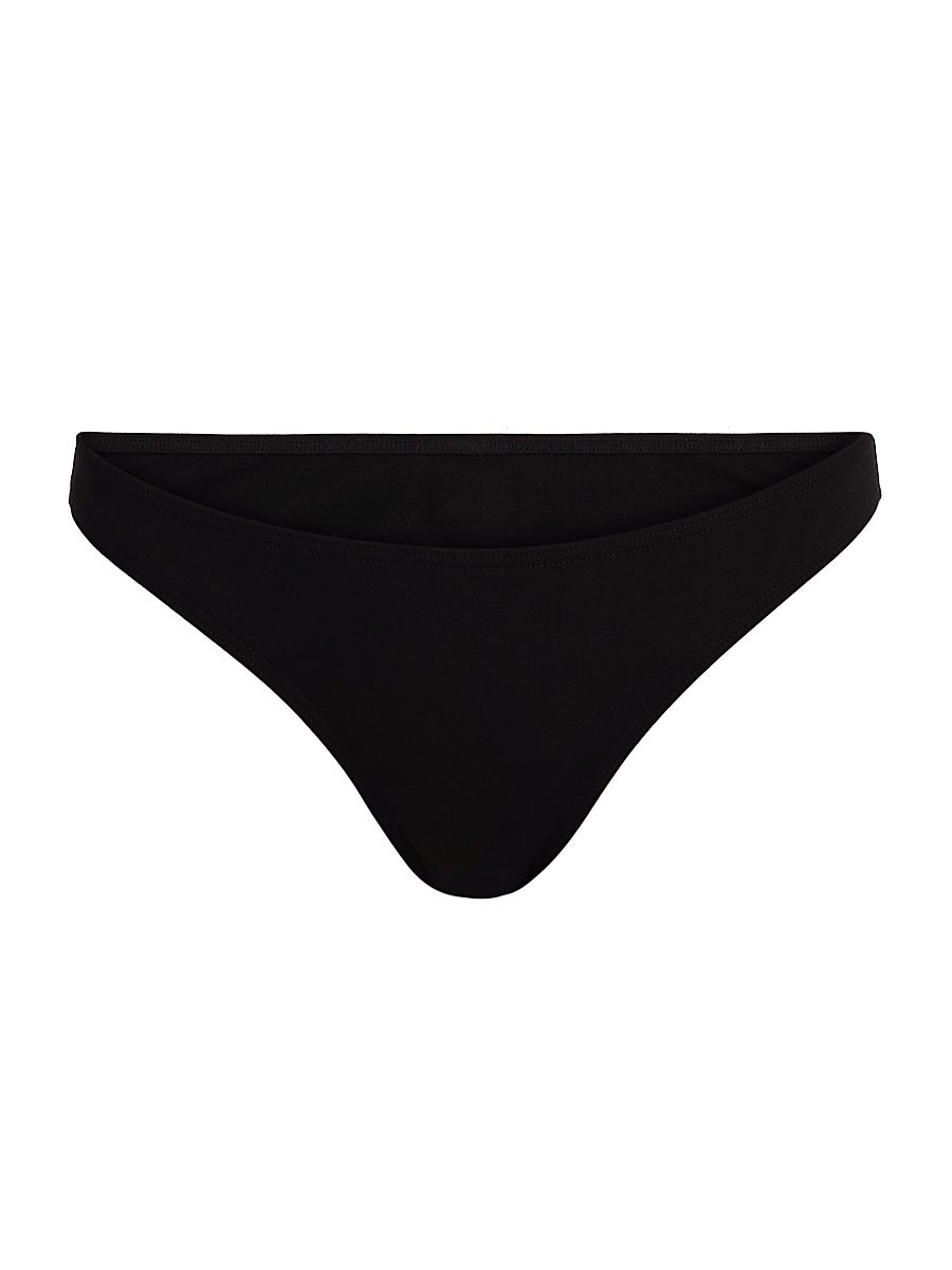 Women's Stretch Bikini Bottom - Black - Size Large