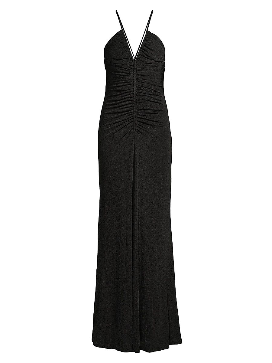 Women's Avoca Floor-Length Gown - Black - Size 4
