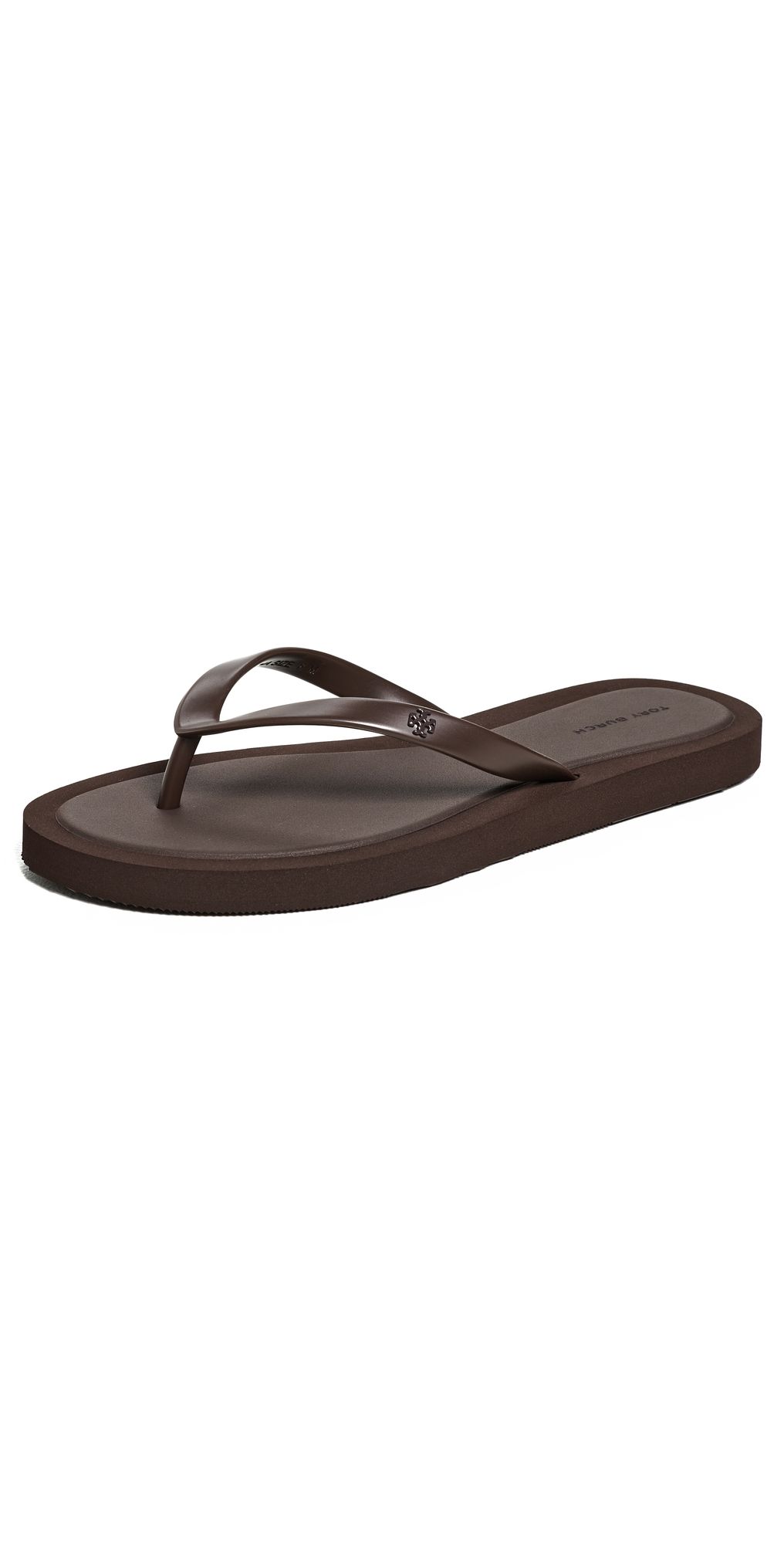 Tory Burch Kira Padded Flip Flops Dark Cocoa 10
