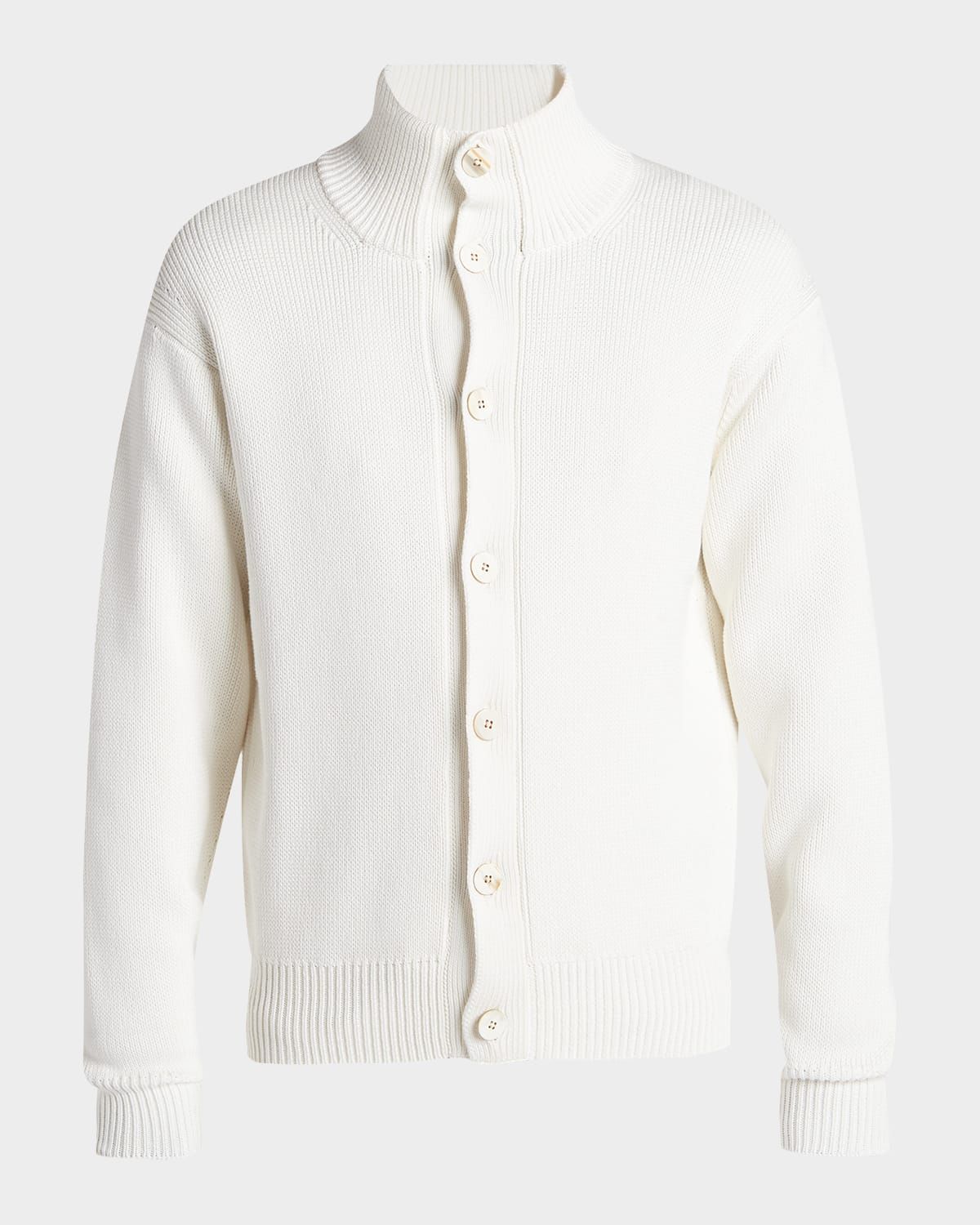 Men & apos;s Cotton and Silk Knit Cardigan