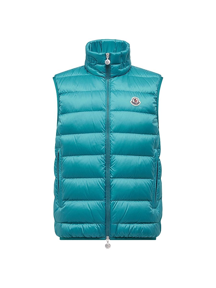 Men's Rocoque Puffer Vest - Turquoise - Size XXL