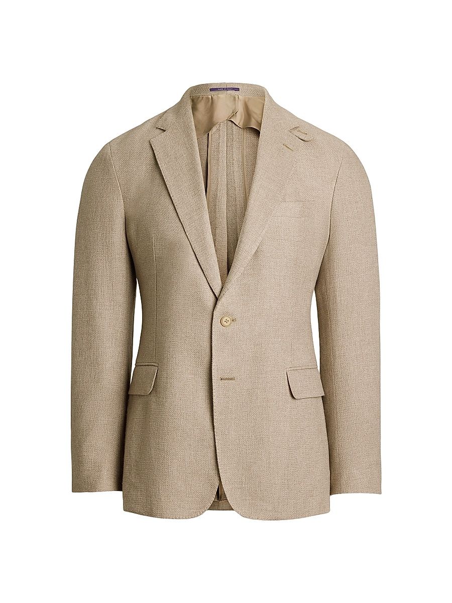 Men's Hadley Wool-Blend Single-Breasted Sport Coat - Truffle Melange - Size 44