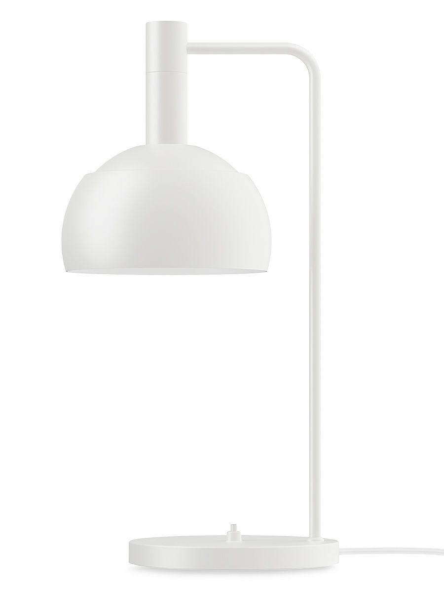 FJ Elements 18" Adjustable Table Lamp - White