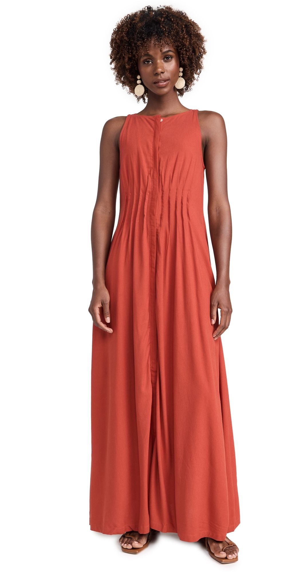 87Origins Fehintola Pleat Dress White 6