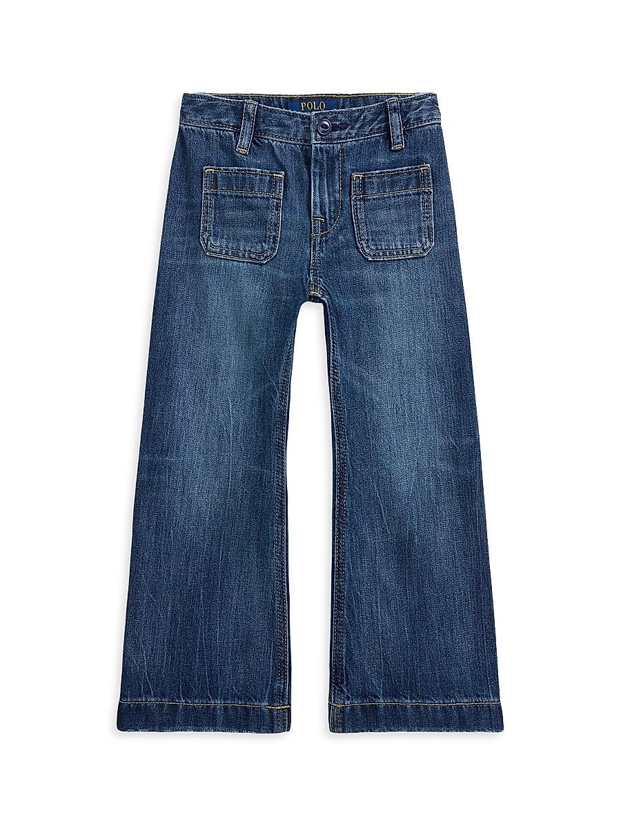 Little Girl's & Girl's Wide-Leg Jeans - Juni - Size 7
