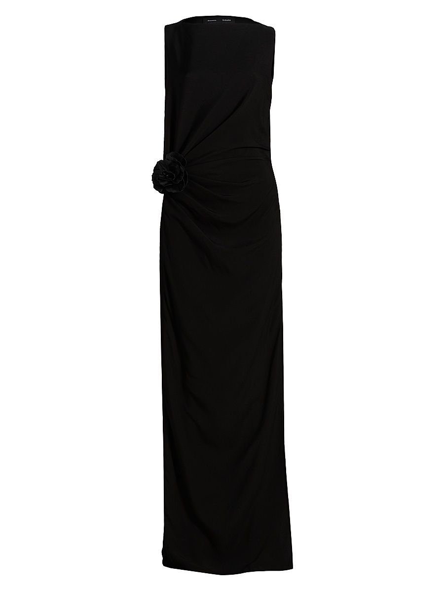 Women's Indria Double Crepe Cocktail Dress - Black - Size 6