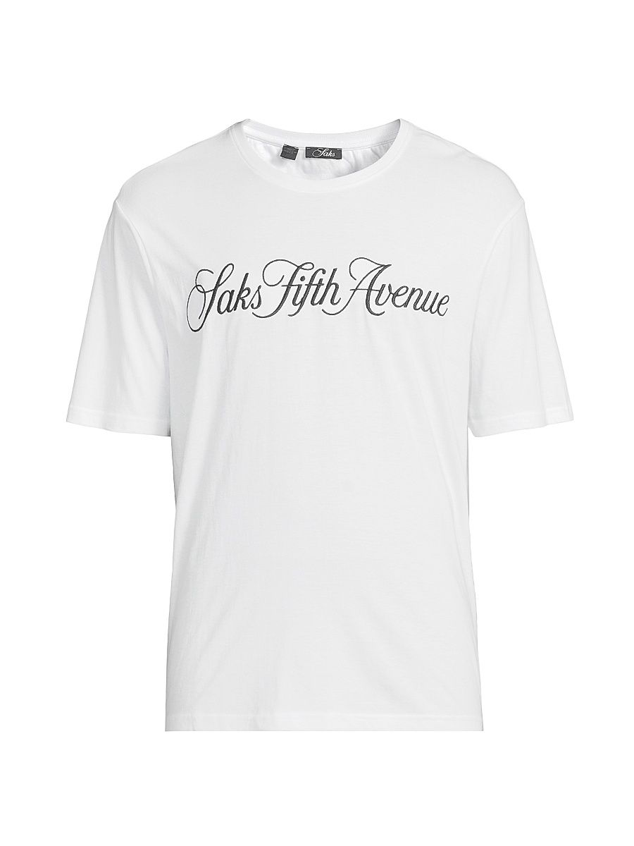 Men's COLLECTION Logo-Embroidered Cotton T-Shirt - White - Size XL