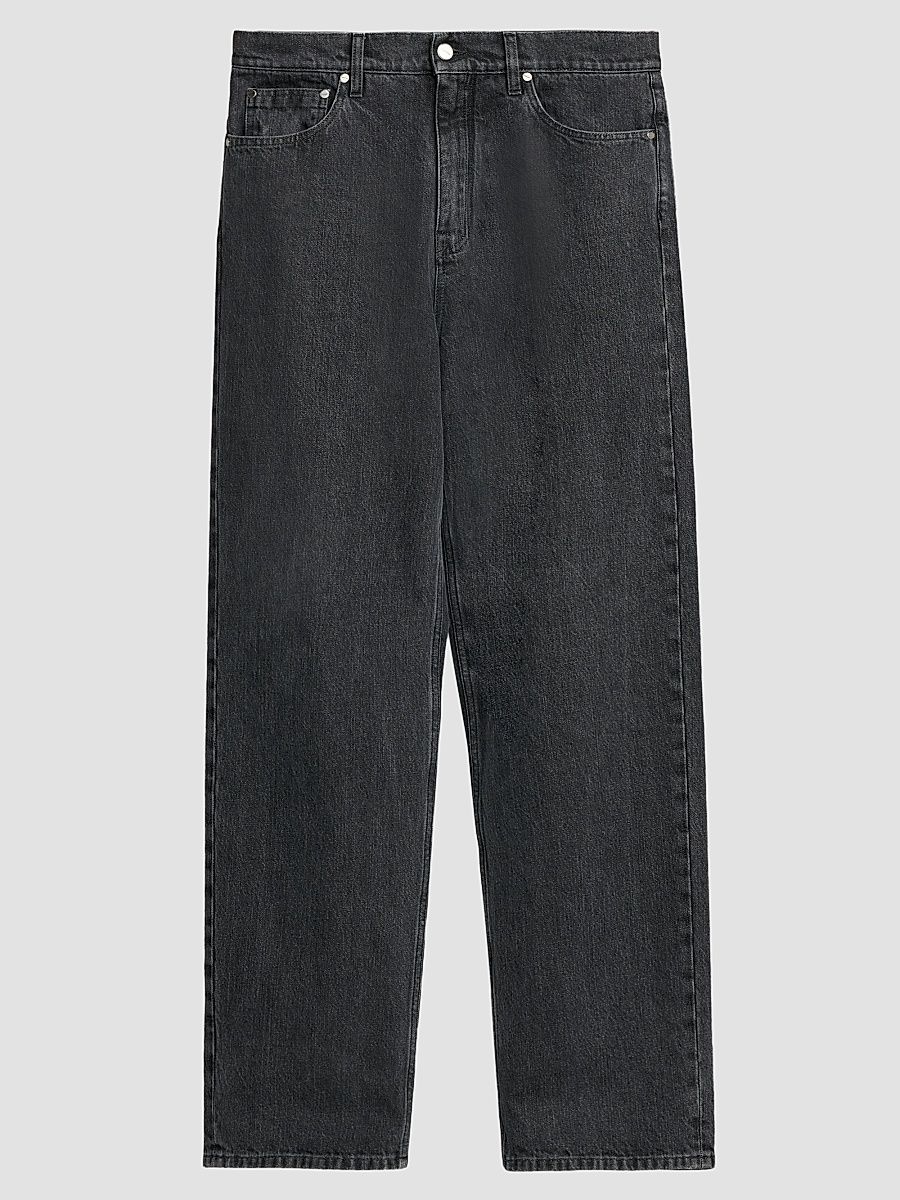 Men's Denim Wide-Leg Jeans - Lava Stone - Size 36