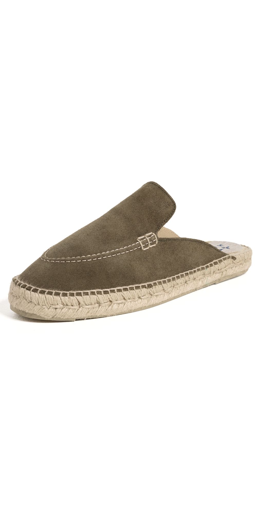 Manebi Suede Traveler Mule Espadrilles Forest 45