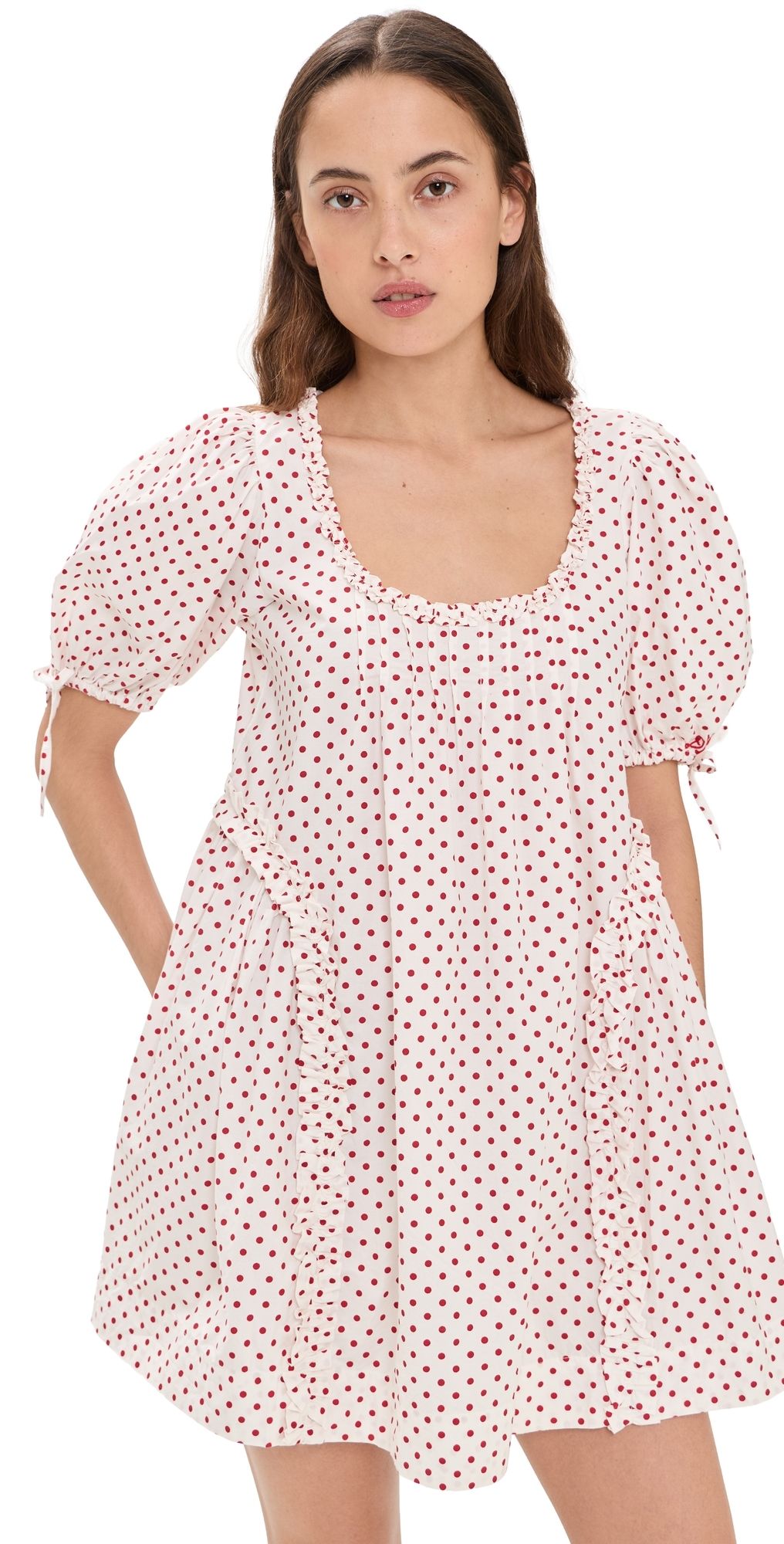 Damson Madder Meri Mini Dress Spot 8