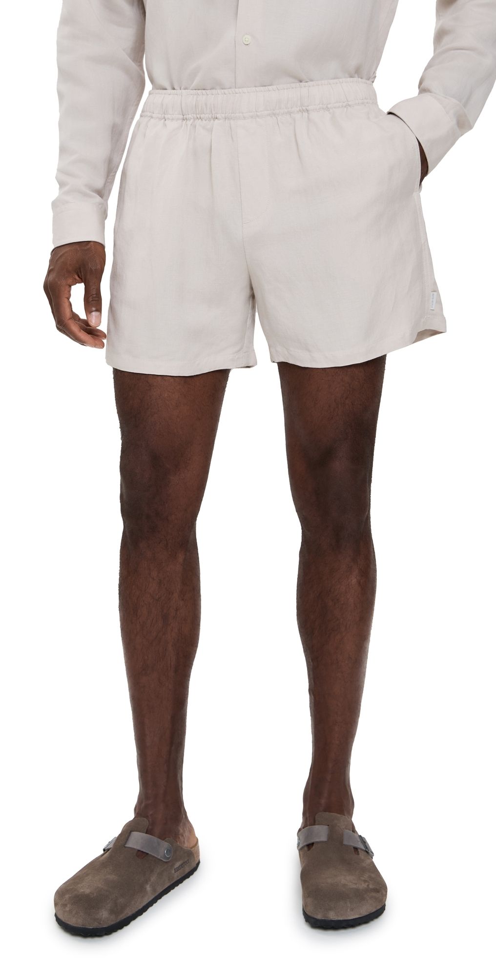 AUTO-REPLY Linen Shorts 4.75 Sand XL