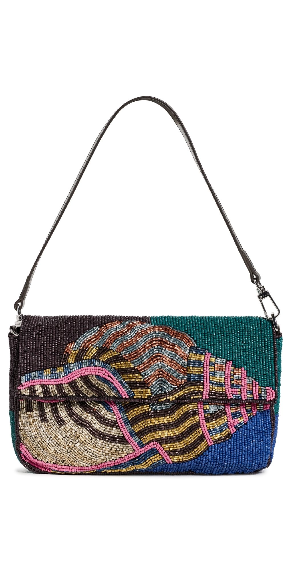 STAUD Timmy Convertible Shoulder Bag Conch Shell One Size