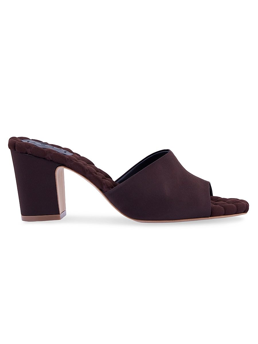 Women's Giulia 70MM Suede Mules - Brown - Size 9