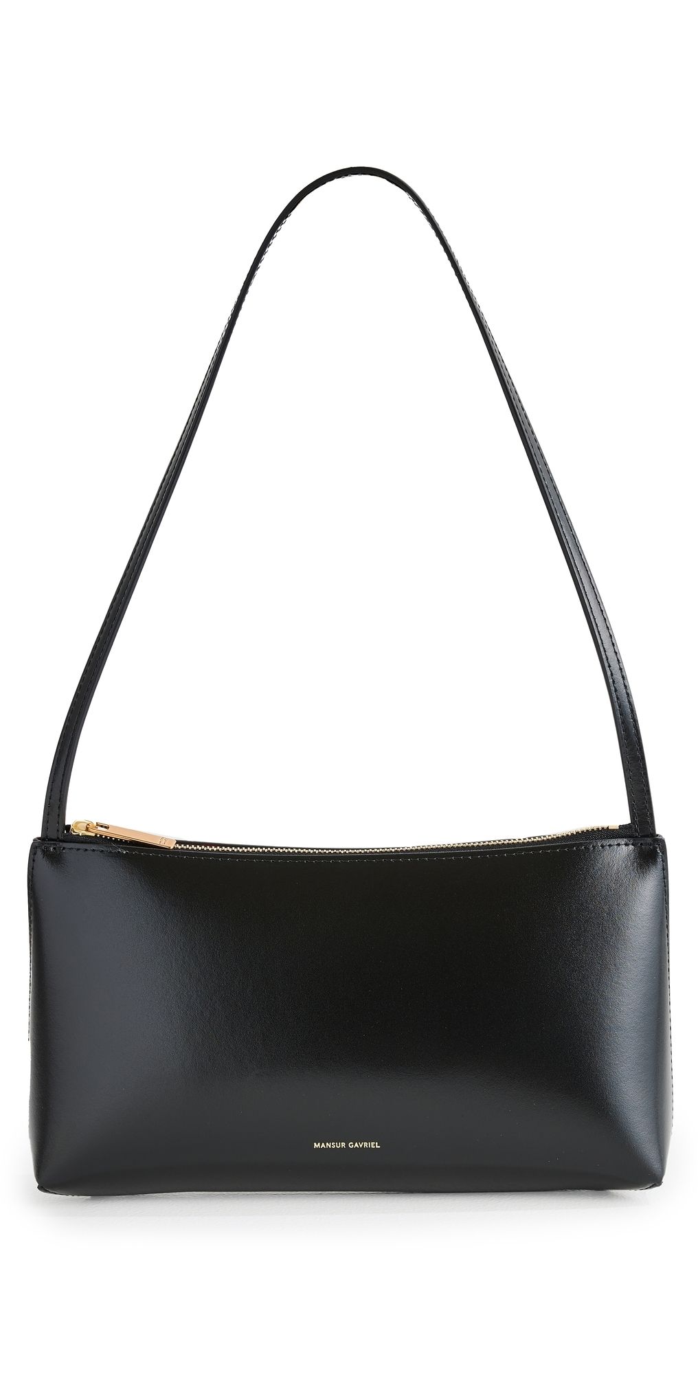 Mansur Gavriel Gaia Shoulder Bag Black/Flamma One Size