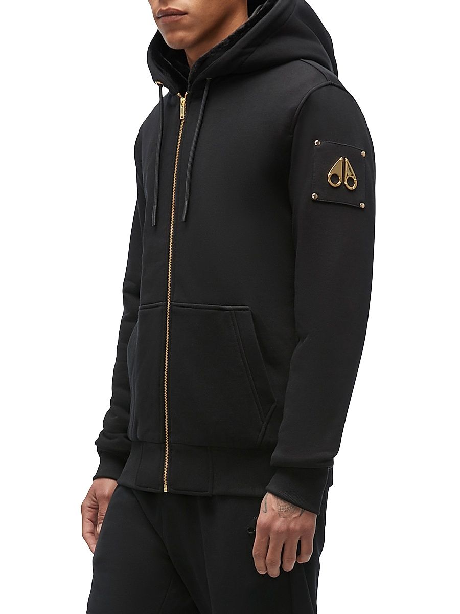Men's Gold Capsule Linden Bunny Hoodie - Black - Size Large