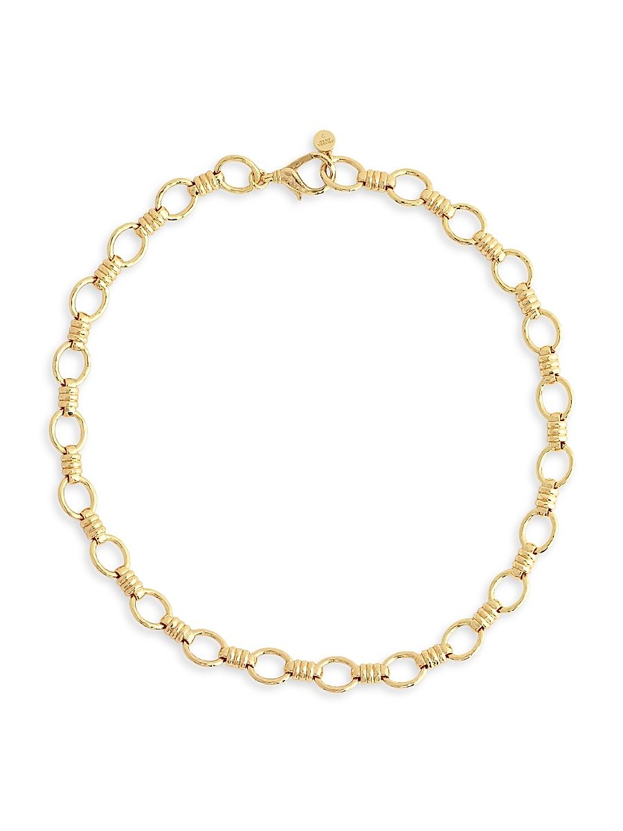 Women's Neptune 18K Gold-Plated Chain Necklace - Gold