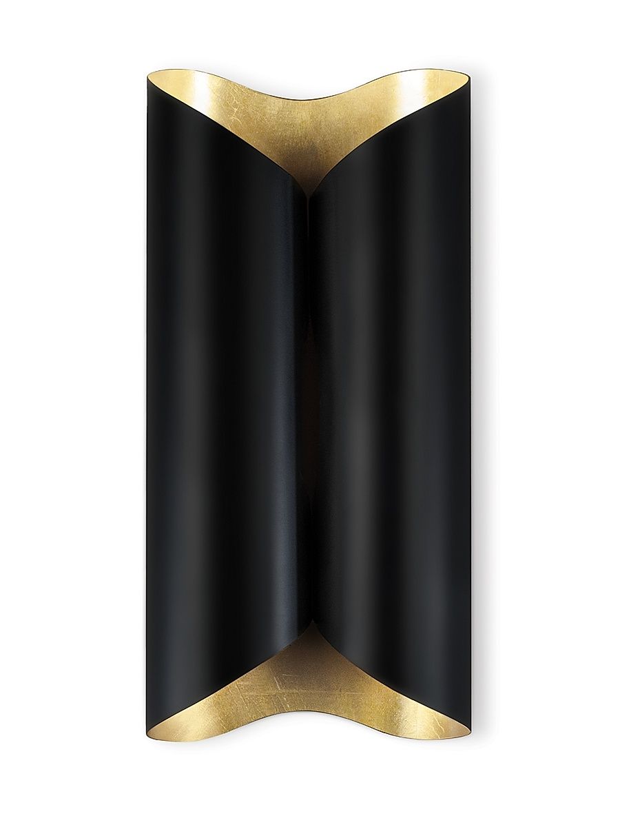 Classics Coil Metal Large Sconce - Black