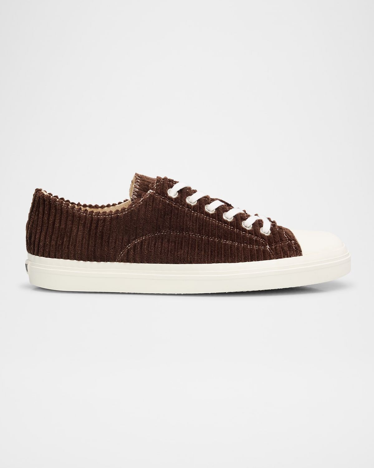 Men & apos;s Edge Corduroy Cap Toe Low-Top Sneakers