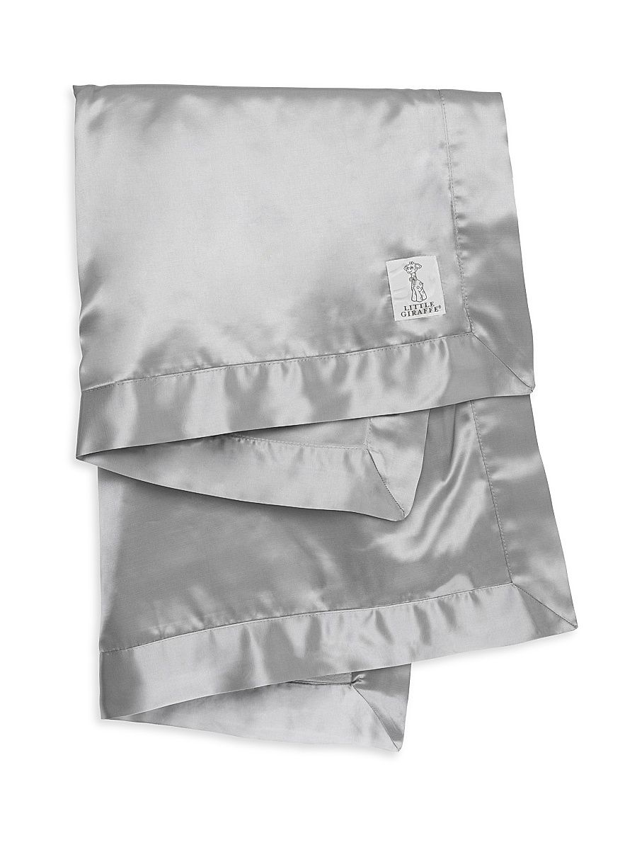 Velvet Deluxe Baby Blanky - Silver