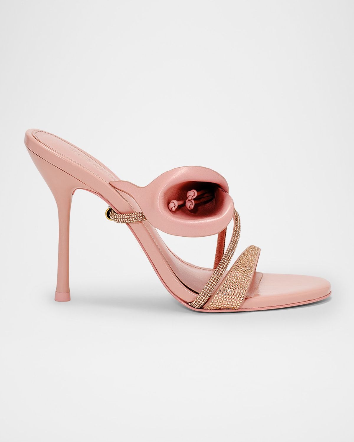 Camilla Embellished Flower Leather Sandals