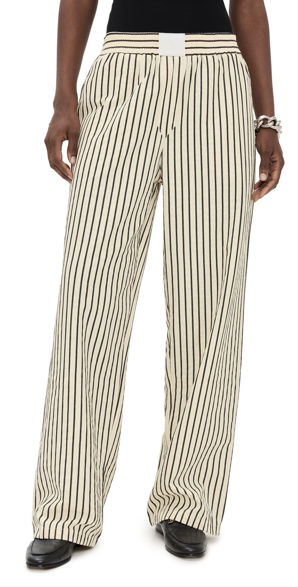 Lioness Cobain Pants Cream Stripe XS