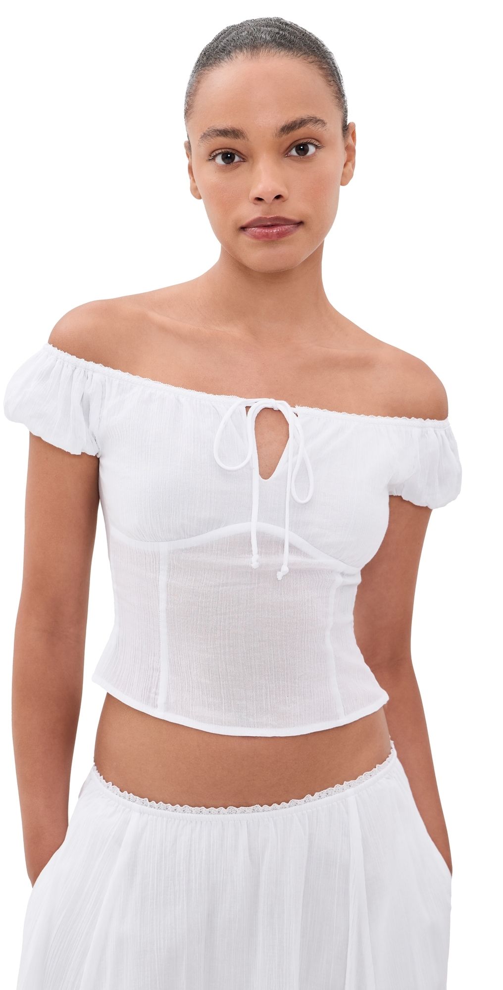 GUIZIO Anabella Top White S