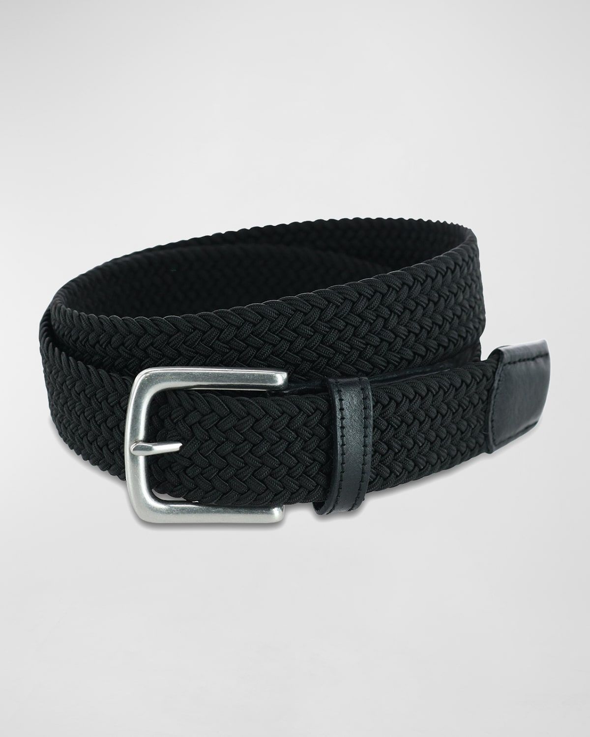 Men & apos;s Riverside Woven Rayon Leather Belt