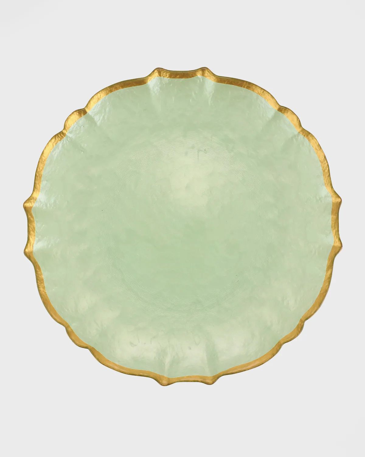 Baroque Glass Dinner Plate