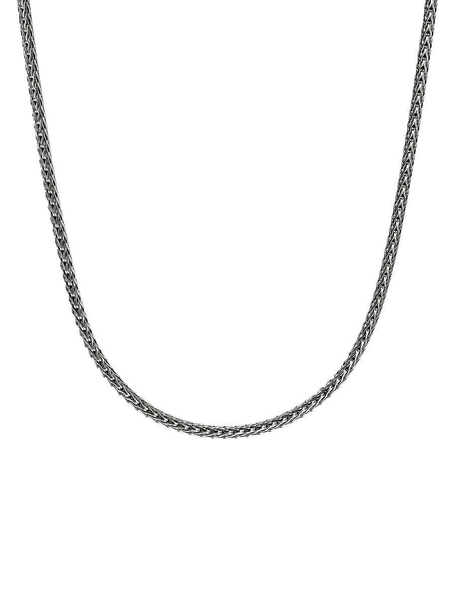 Icon Sterling Silver Chain Necklace/3.5MM - Silver - Size 20