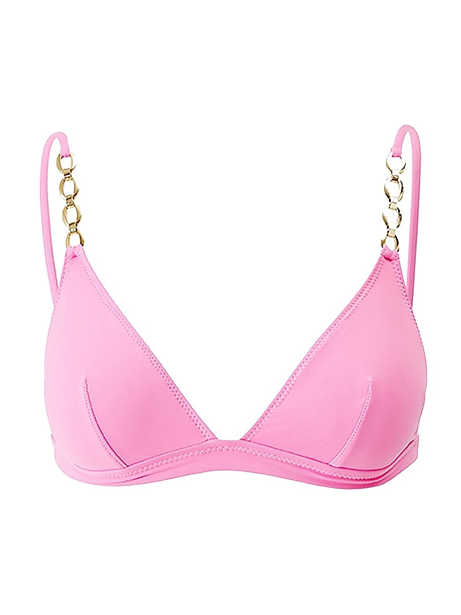 Women's Mexico Triangle Bikini Top - Pink - Size 8