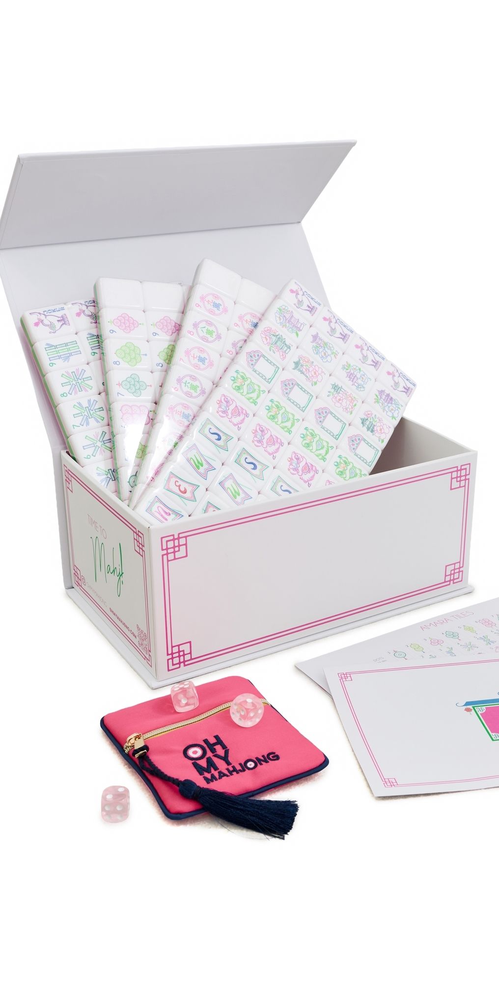 Oh My Mahjong Amara Tiles Amara Pink One Size