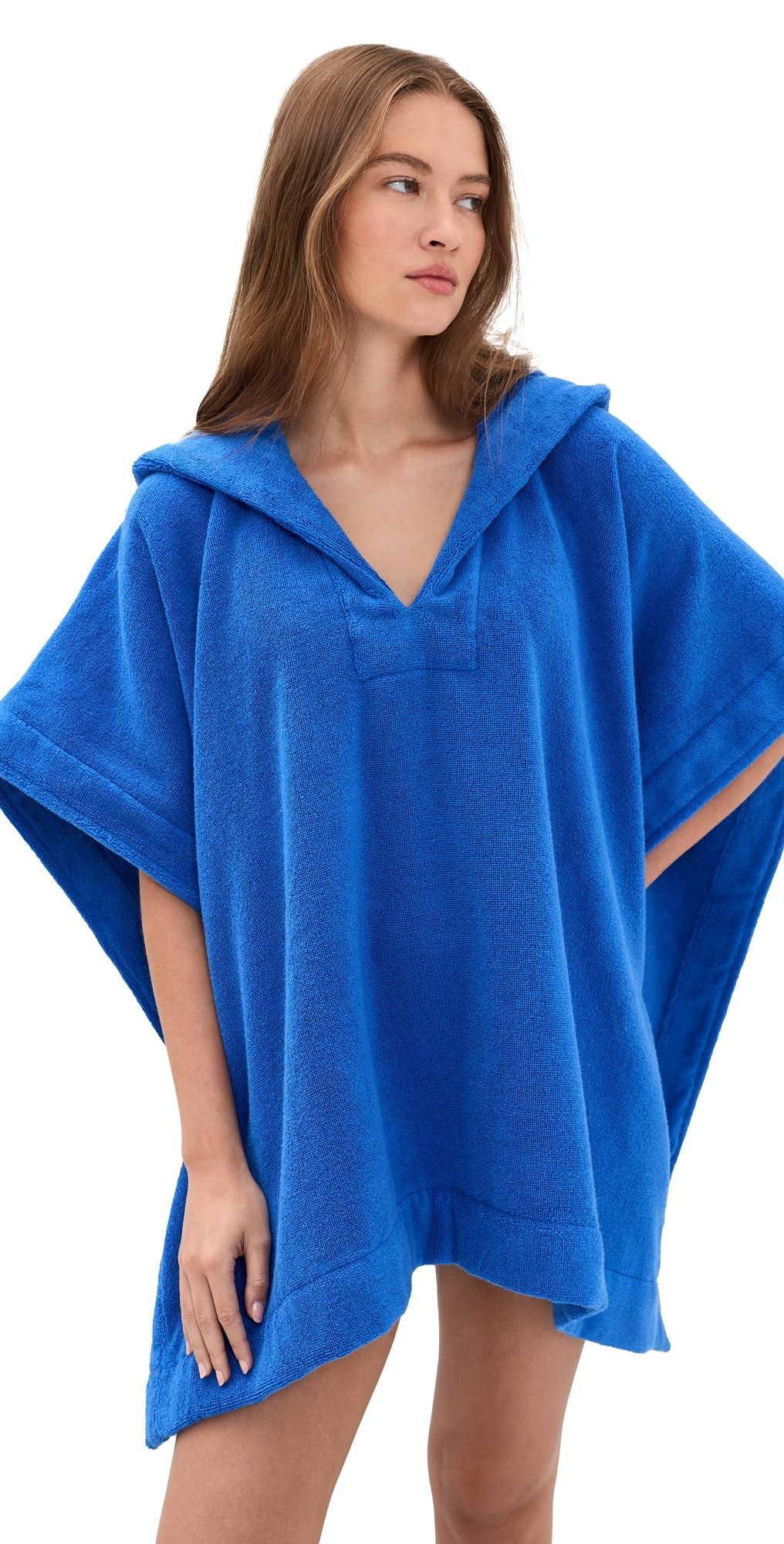 Lisa Marie Fernandez Beach Poncho Cobalt Blue Terry XS/S